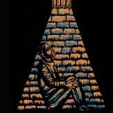 A man sits incarcerated.