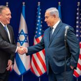 U.S. Secretary of State and Christian Zionist Mike Pompeo meets with Israeli Prime Minister Benjamin Netanyahu in Israel, on October 18, 2019. [State Department Photo by Ron Przysucha/Flickr]